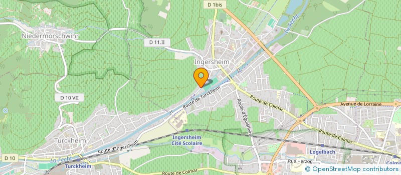 localisation de l'entreprise MONSIEUR PAUL BOHN  INGERSHEIM