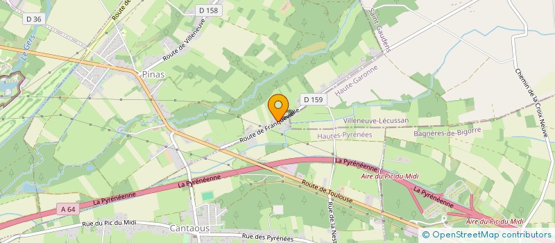 localisation de l'entreprise MONSIEUR PAUL BOISARD  CANTAOUS