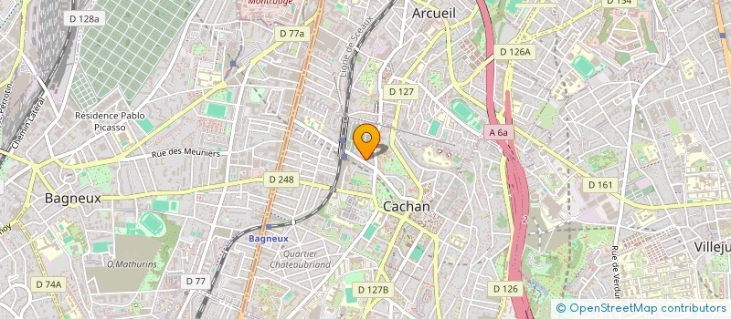 localisation de l'entreprise MONSIEUR PAUL BOISSAY à CACHAN