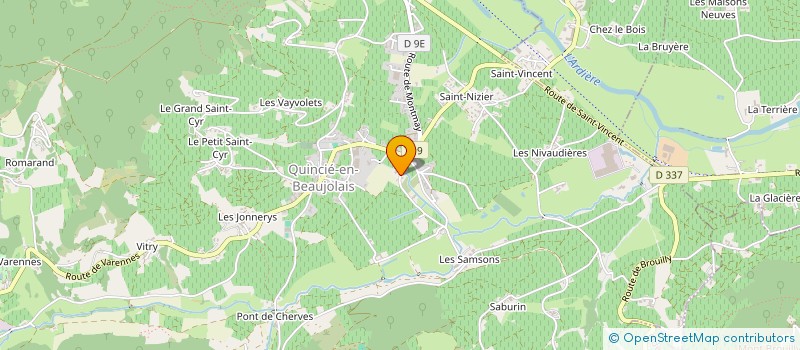 localisation de l'entreprise MONSIEUR PAUL BOISSON à MARCHAMPT