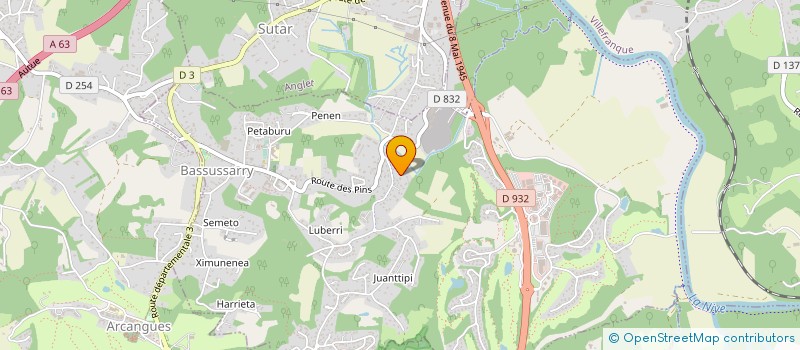 localisation de l'entreprise MONSIEUR PAUL BONACCORSI à BIARRITZ