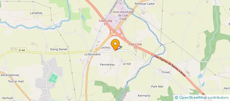 localisation de l'entreprise MONSIEUR PAUL BONDER à CONCARNEAU