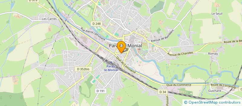 localisation de l'entreprise MONSIEUR PAUL BONDOUX  PARAY-LE-MONIAL