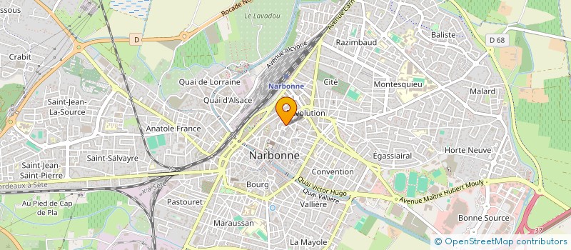 localisation de l'entreprise MONSIEUR PAUL BONDOUY à NARBONNE