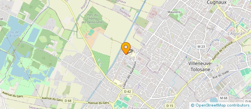 localisation de l'entreprise MONSIEUR PAUL BONG BASSONG  FROUZINS