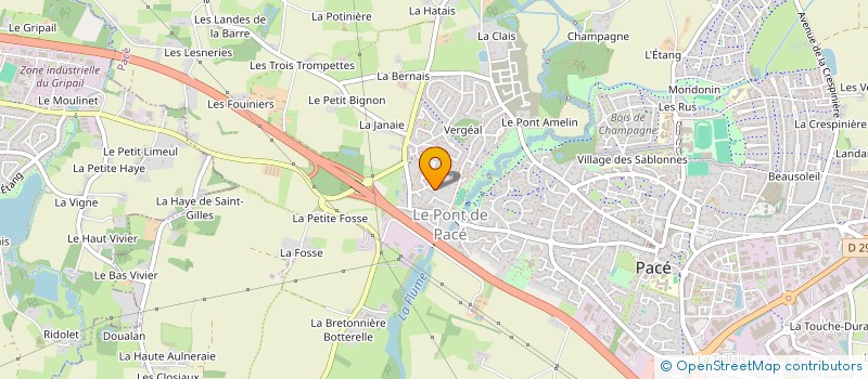 localisation de l'entreprise MONSIEUR PAUL BONLARRON  PACE