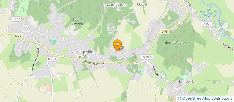 localisation de l'entreprise MONSIEUR PAUL BONMARTEL  VARENGEVILLE-SUR-MER