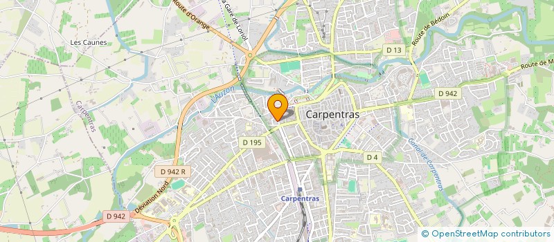 localisation de l'entreprise MONSIEUR PAUL BONNAFFE à CARPENTRAS