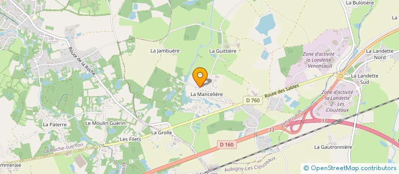 localisation de l'entreprise MONSIEUR PAUL BONNEAU à BEAULIEU-SOUS-LA-ROCHE
