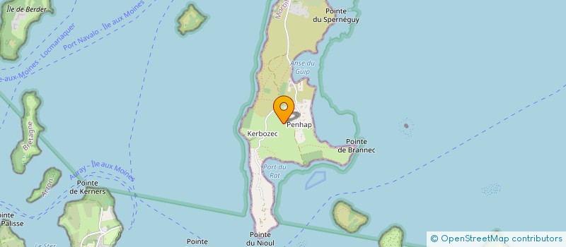 localisation de l'entreprise MONSIEUR PAUL BONNEL  ILE-AUX-MOINES