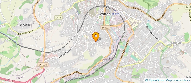 localisation de l'entreprise MONSIEUR PAUL BONNET à VOIRON