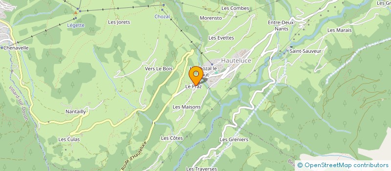 localisation de l'entreprise MONSIEUR PAUL BONNET-LIGEON à HAUTELUCE