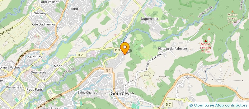 localisation de l'entreprise MONSIEUR PAUL BONNETBLANC  GOURBEYRE