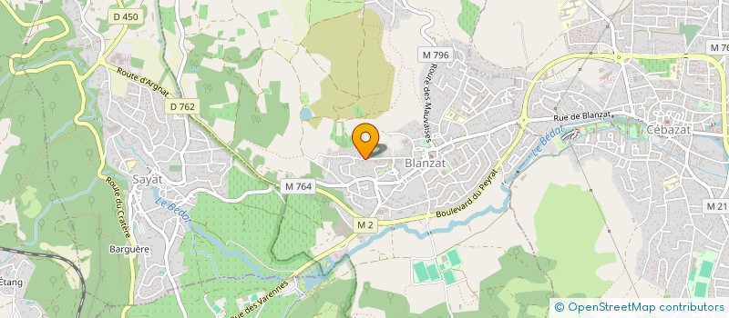 localisation de l'entreprise MONSIEUR PAUL BONNICHON  BLANZAT