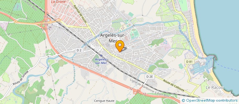 localisation de l'entreprise MONSIEUR PAUL BONTEMPS à ARGELES-SUR-MER