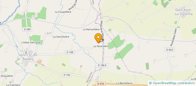 localisation de l'entreprise MONSIEUR PAUL BOOTH  SAINT-CYR-DU-BAILLEUL