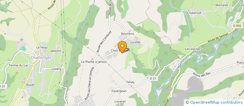 localisation de l'entreprise MONSIEUR PAUL BORNENS  USINENS