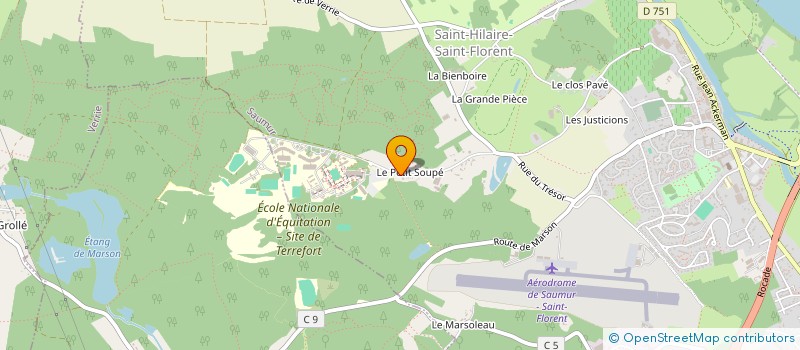 localisation de l'entreprise MONSIEUR PAUL BORRAS--SAUDER  SAUMUR