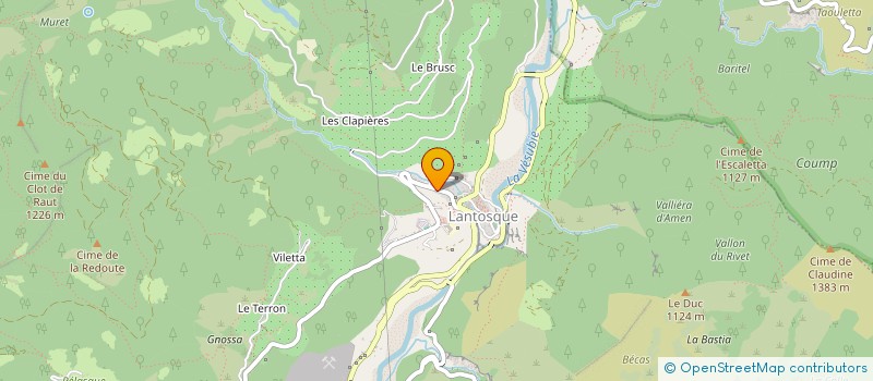 localisation de l'entreprise MONSIEUR PAUL BORRIGLIONE  LANTOSQUE