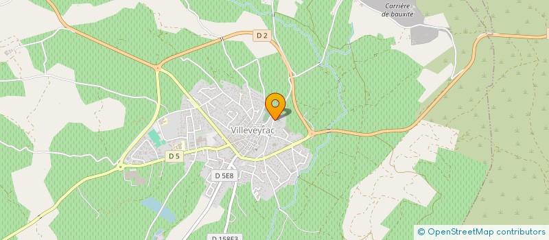 localisation de l'entreprise MONSIEUR PAUL BOSC à VILLEVEYRAC