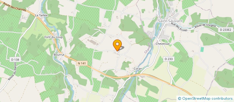 localisation de l'entreprise MONSIEUR PAUL BOSSUET  CHANIERS