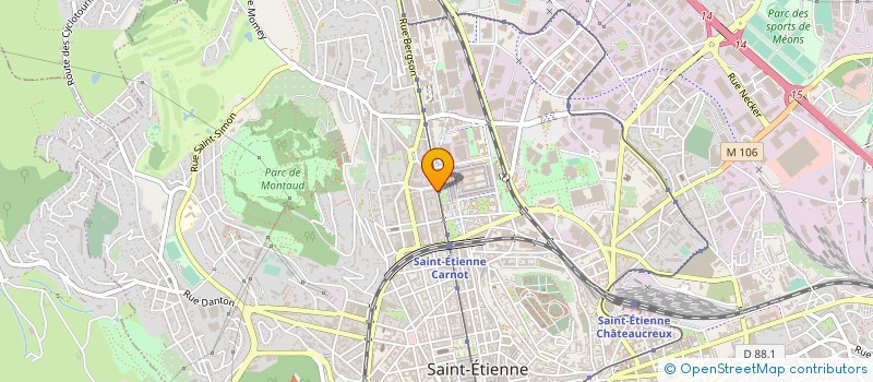 localisation de l'entreprise MONSIEUR PAUL BOUCHAND à SAINT-ETIENNE