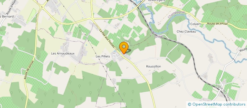 localisation de l'entreprise MONSIEUR PAUL BOUCHET  OZILLAC