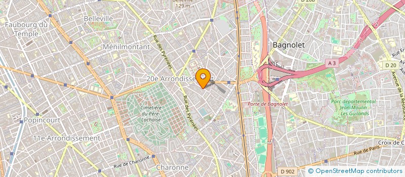 localisation de l'entreprise MONSIEUR PAUL BOUCHET  PARIS