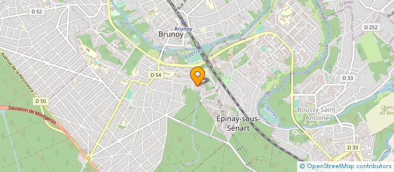 localisation de l'entreprise MONSIEUR PAUL BOUDARD  BRUNOY