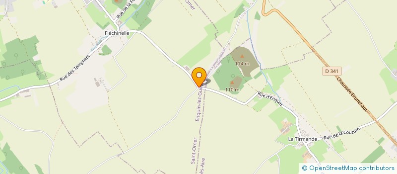 localisation de l'entreprise MONSIEUR PAUL BOUDEVILLE  ENQUIN-LEZ-GUINEGATTE