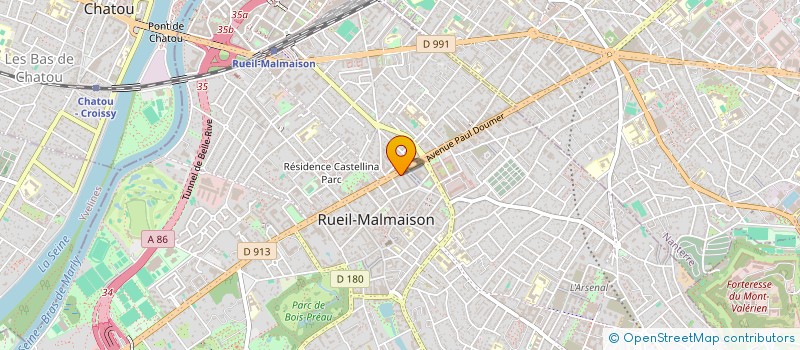 localisation de l'entreprise MONSIEUR PAUL BOUDIER à RUEIL-MALMAISON