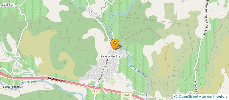 localisation de l'entreprise MONSIEUR PAUL BOUDOU  LE BOSC