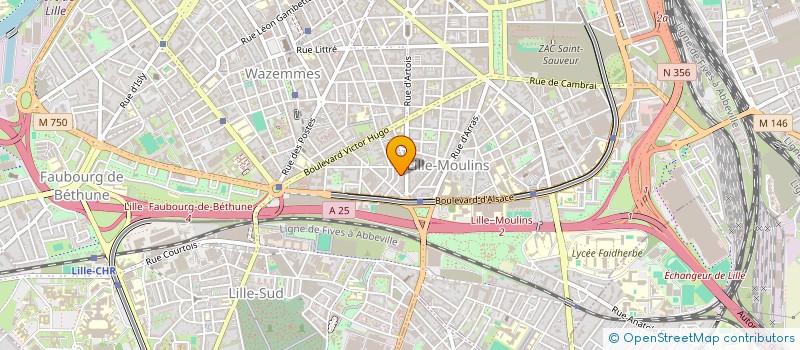 localisation de l'entreprise MONSIEUR PAUL BOULBEN  LILLE