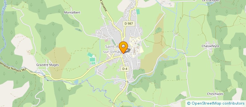 localisation de l'entreprise MONSIEUR PAUL BOULET  SAINT-ALBAN-SUR-LIMAGNOLE