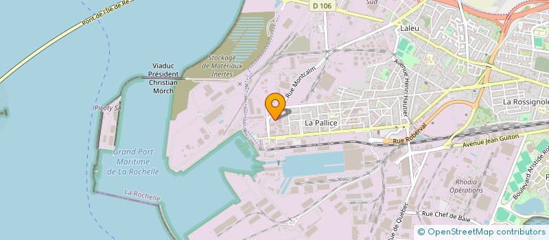 localisation de l'entreprise MONSIEUR PAUL BOUQUET  LA ROCHELLE