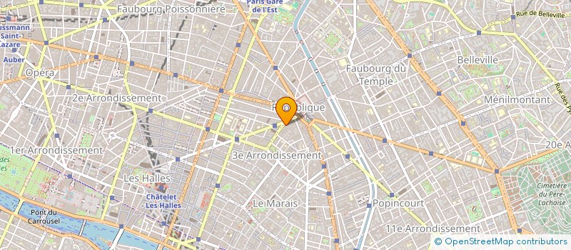 localisation de l'entreprise MONSIEUR PAUL BOUQUET  PARIS