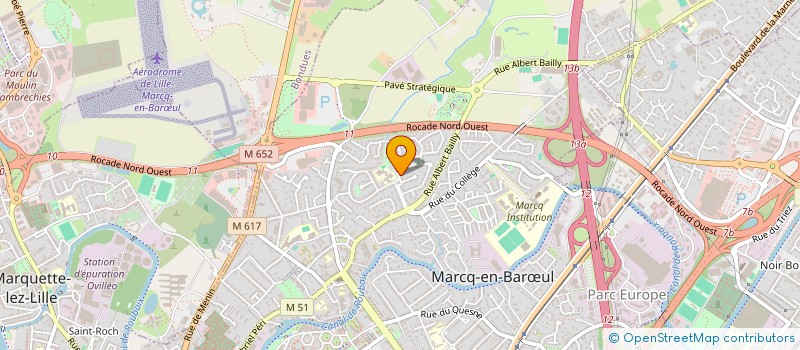 localisation de l'entreprise MONSIEUR PAUL BOURDONCLE à MARCQ-EN-BARŒUL