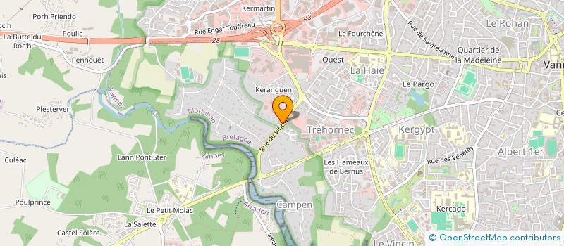 localisation de l'entreprise MONSIEUR PAUL BOURGES à VANNES