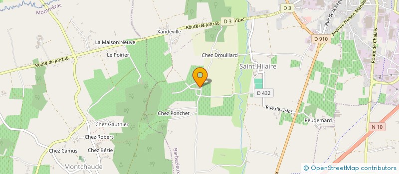 localisation de l'entreprise MONSIEUR PAUL BOURON  LACHAISE