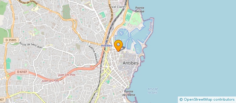 localisation de l'entreprise MONSIEUR PAUL BOUSQUET  ANTIBES