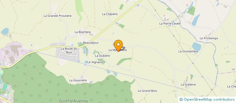 localisation de l'entreprise MONSIEUR PAUL BOUSQUIN  AIZENAY