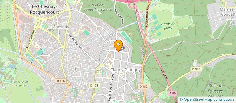 localisation de l'entreprise MONSIEUR PAUL BOUSSAROQUE à VERSAILLES