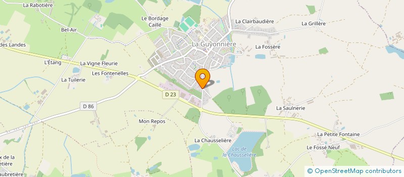 localisation de l'entreprise MONSIEUR PAUL BOUSSEAU à MONTAIGU-VENDEE