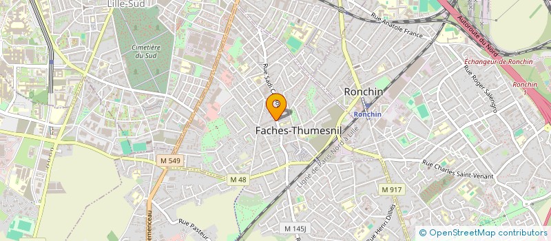 localisation de l'entreprise MONSIEUR PAUL BOUTRY à FACHES-THUMESNIL