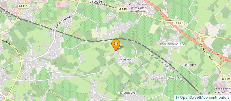 localisation de l'entreprise MONSIEUR PAUL BOUVET  VERTOU