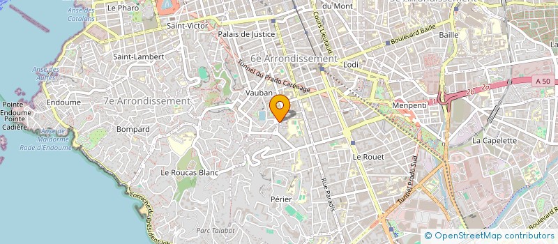 localisation de l'entreprise MONSIEUR PAUL BOUZON à MARSEILLE