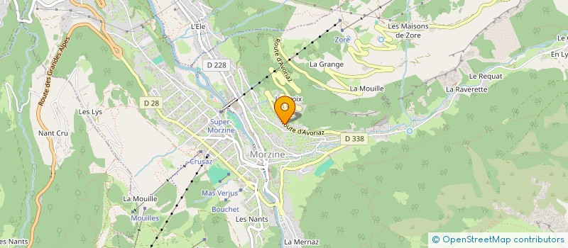 localisation de l'entreprise MONSIEUR PAUL BRAMFORD  MORZINE