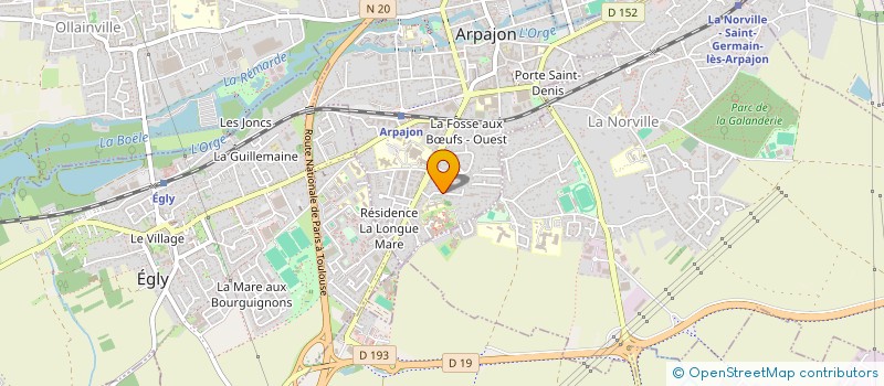 localisation de l'entreprise MONSIEUR PAUL BRAXMEYER  ARPAJON