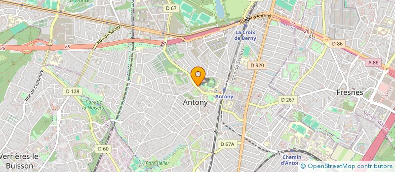 localisation de l'entreprise MONSIEUR PAUL BRECE à ANTONY