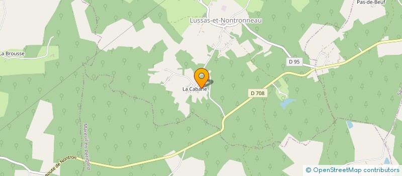 localisation de l'entreprise MONSIEUR PAUL BREGEAT  LUSSAS-ET-NONTRONNEAU